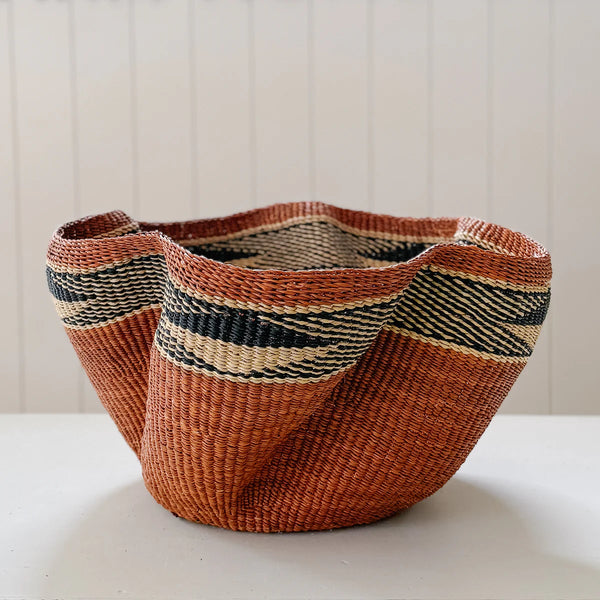 Bolga Wave Basket