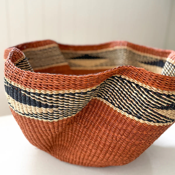 Bolga Wave Basket