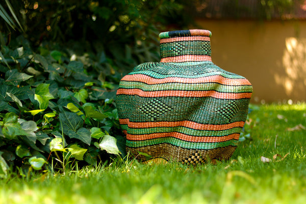 Tall Bolga Wave Basket