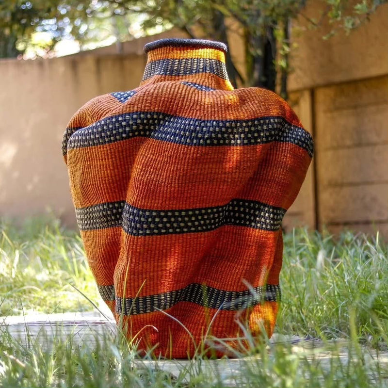 Tall Bolga Wave Basket