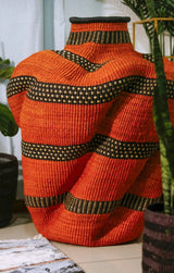 Tall Bolga Wave Basket