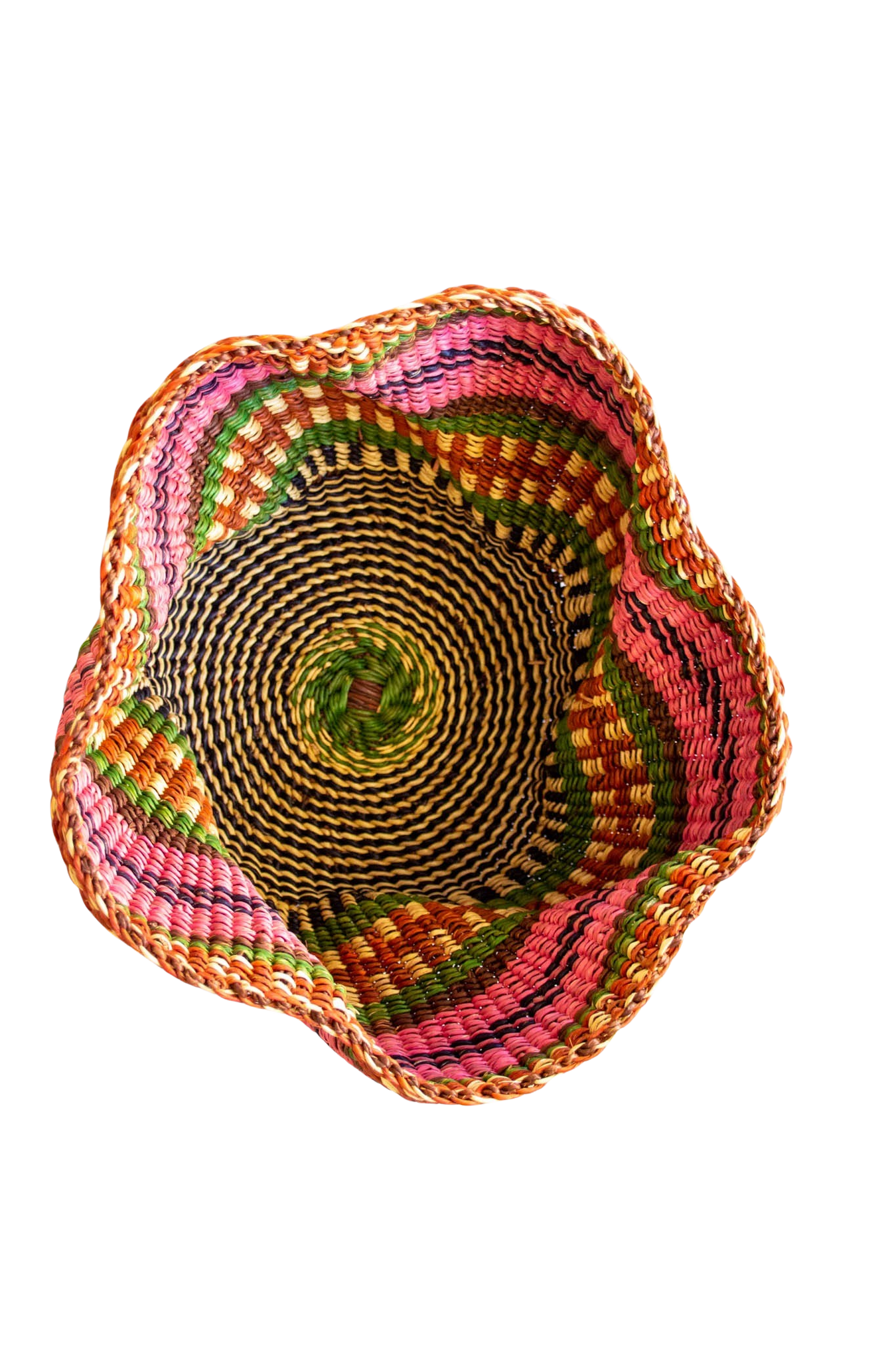 Bolga Wave Basket