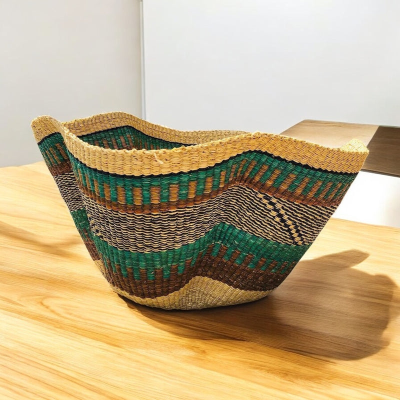 Nolly wave bolga basket
