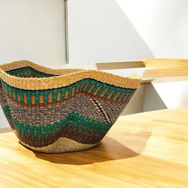 Nolly wave bolga basket