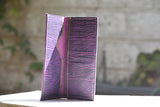 Velvet leather wallet