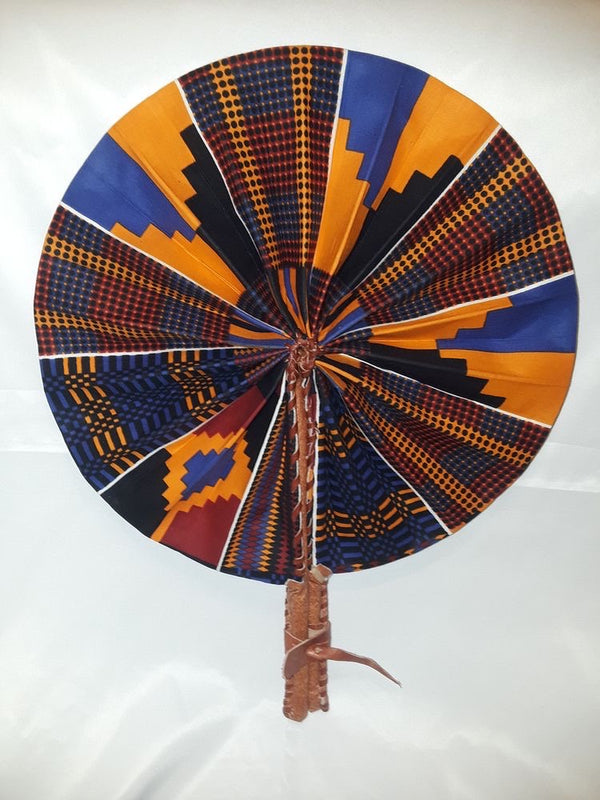 Ankara print hand Fan