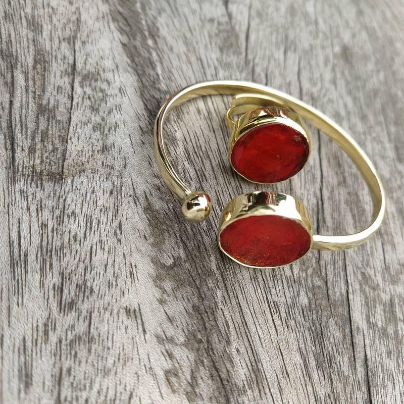Dina rouge bangle and ring