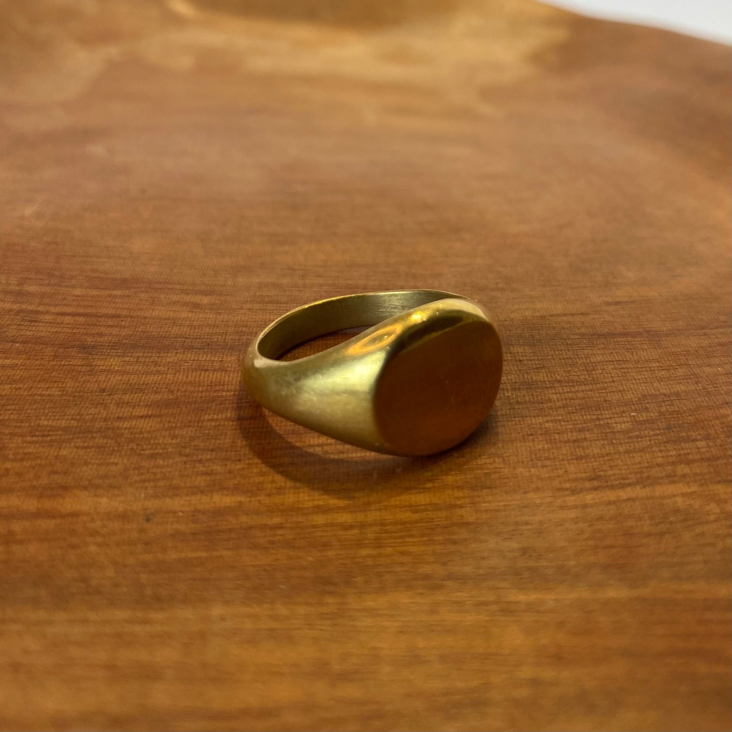 Levon hammered Brass Ring