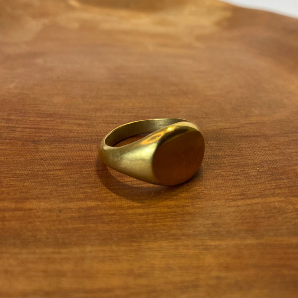 Levon hammered Brass Ring