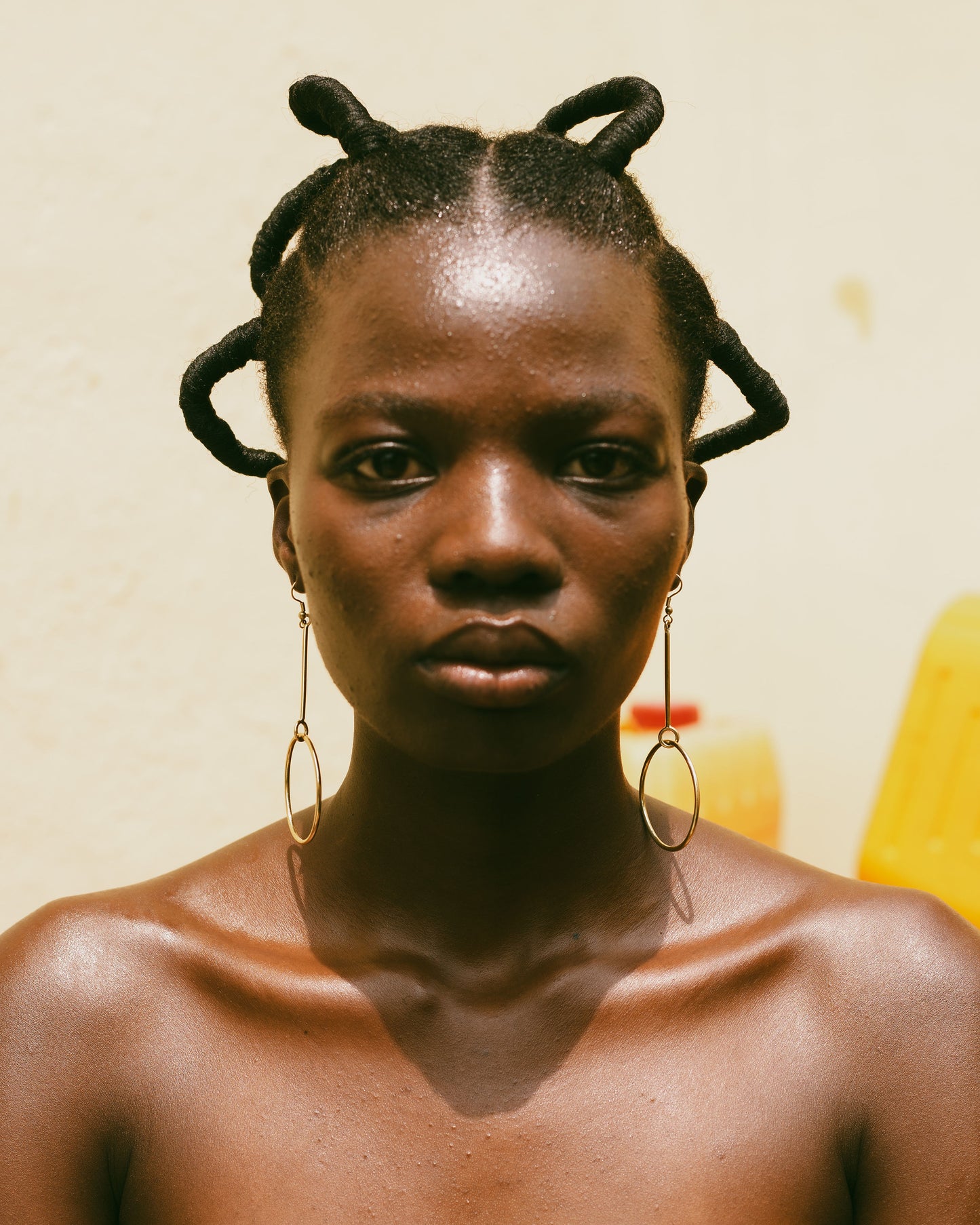 Nala Brass Earring