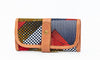 Ankara and Leather wallet