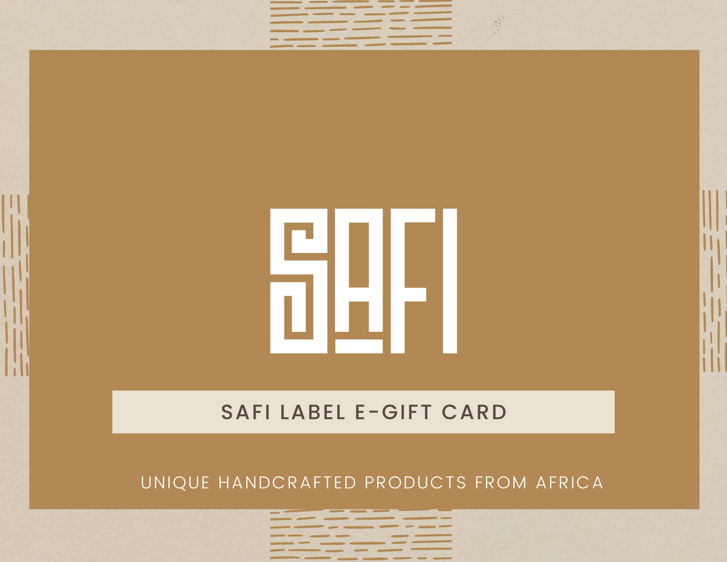 Safi Label Gift Card