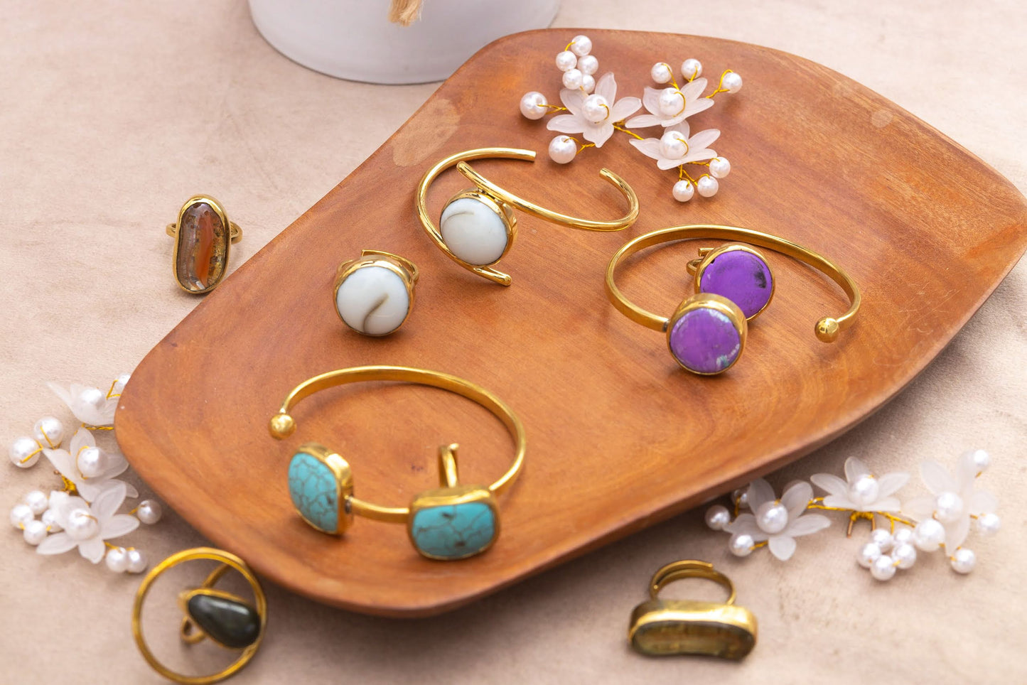 Fiya bangle with matching Ring