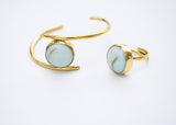 Fiya bangle with matching Ring