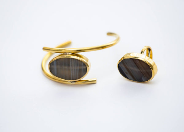 Unoya Bangle With Ring