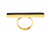 Sina bar brass Ring