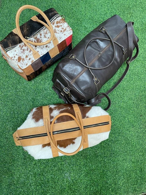 Fur duffel bag