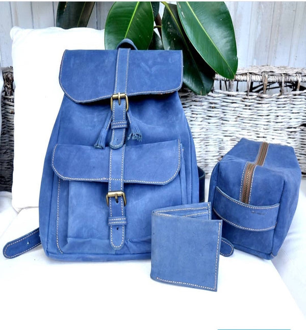 Billy backpack, washbag and wallet