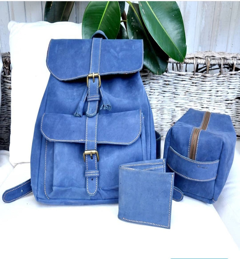Billy backpack, washbag and wallet