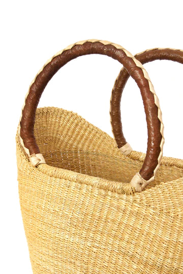 Huba hand woven Bolga basket