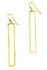 Flyn brass earring